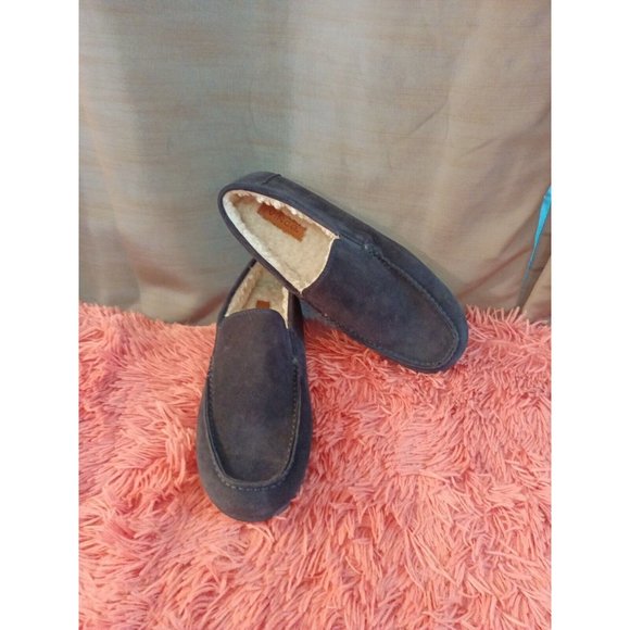 Vince Other - Men's Vince Gomez Leather/Suede/Faux Fur Black Slip On Loafers Size 9.5M